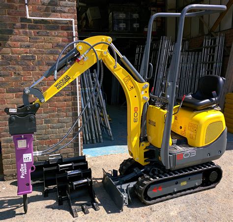 mini excavator breaker rental